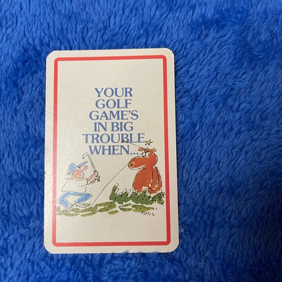 1988 Ivory Tower Publishing Playing Cards - Joking about Golf. - Picture 2 of 5